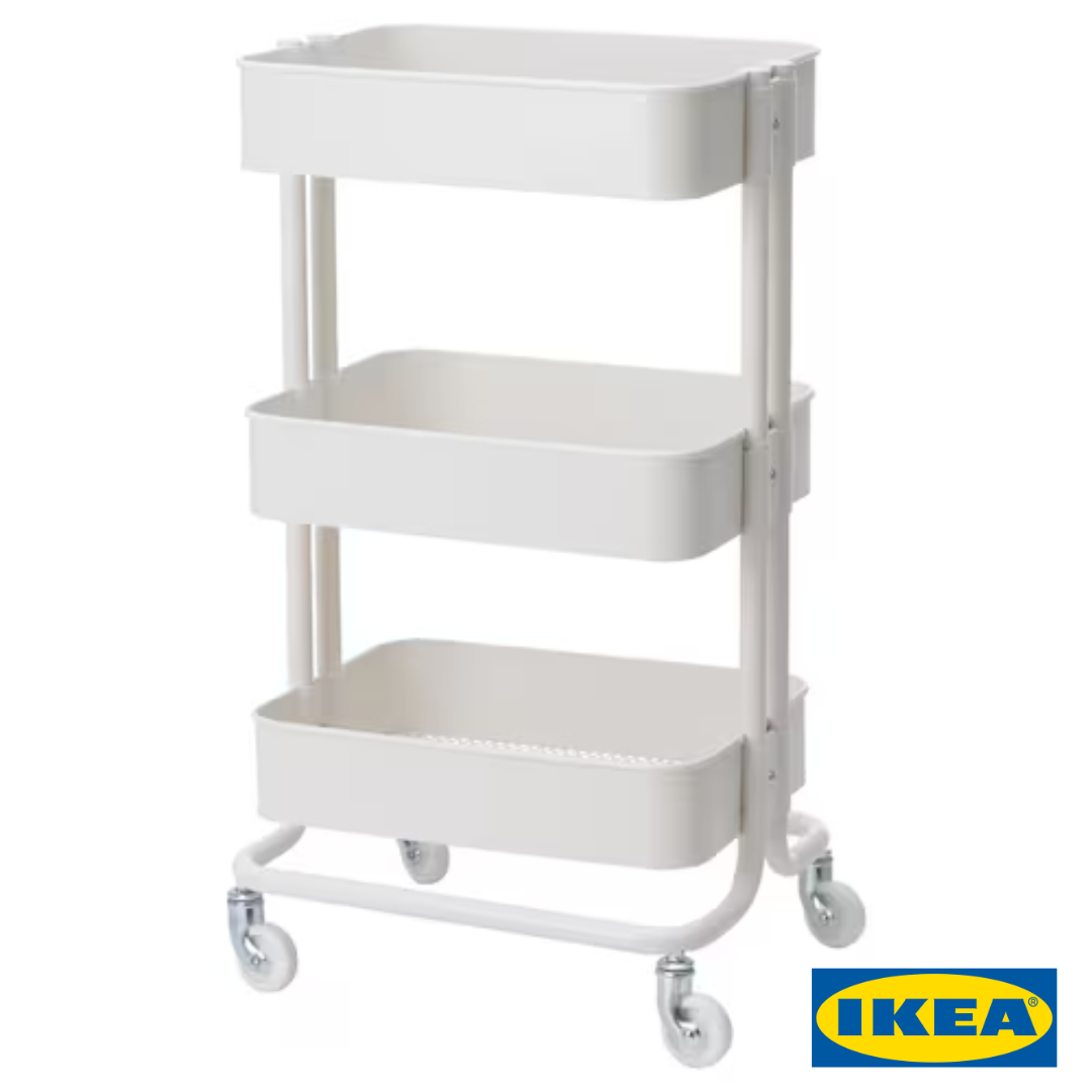 Візок IKEA RASKOG (ІКЕА РОСКОГ). Білий. 203.829.32
