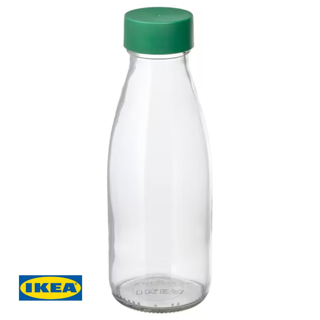 Пляшка для води IKEA SPARTANSK Скляна 605.179.53