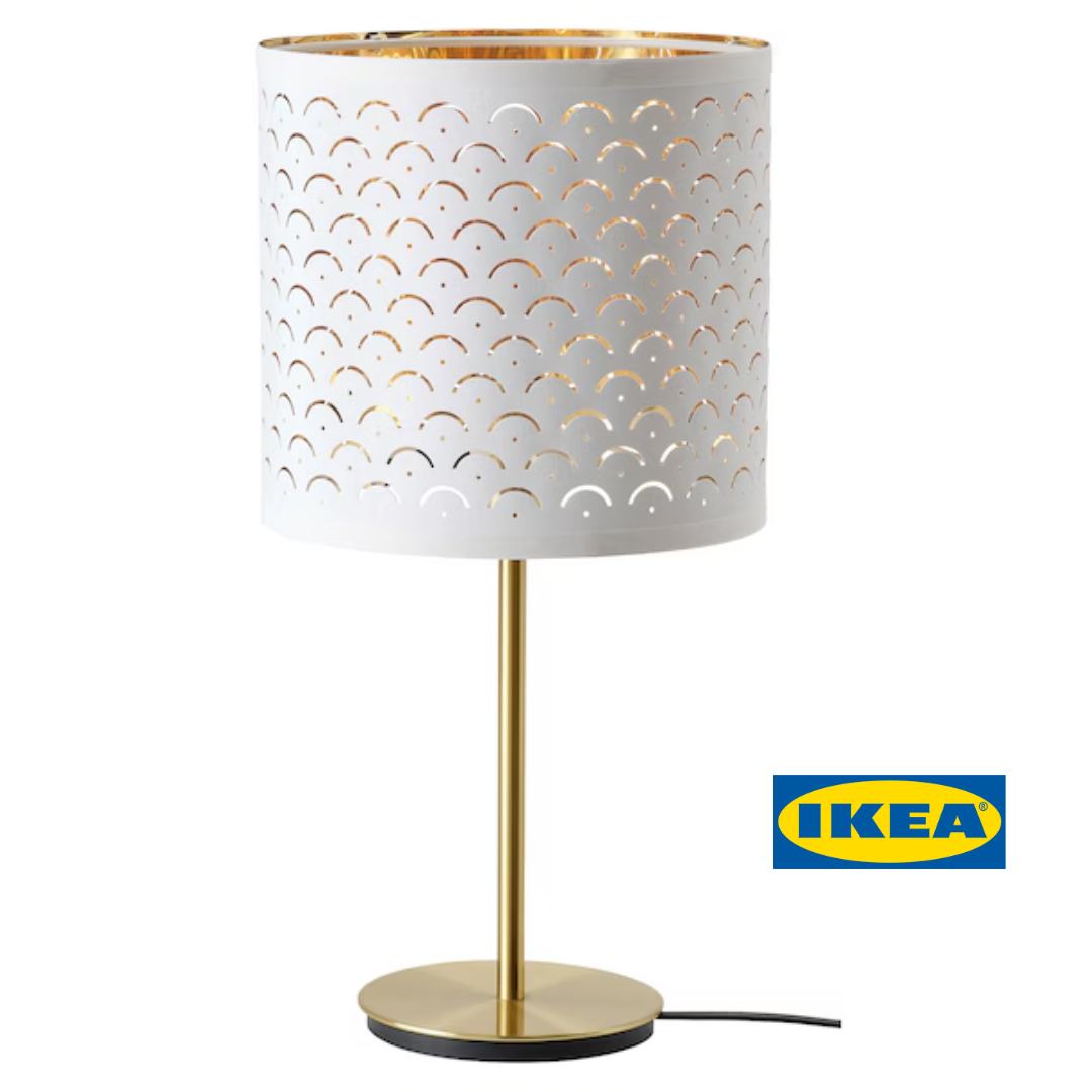 Настільна лампа IKEA NYMÖ/SKAFTET Біла 093.193.10