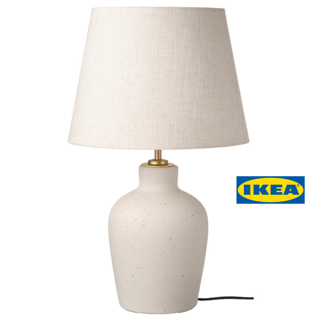 Настільна лампа IKEA BLIDVÄDER Бежева 805.012.58