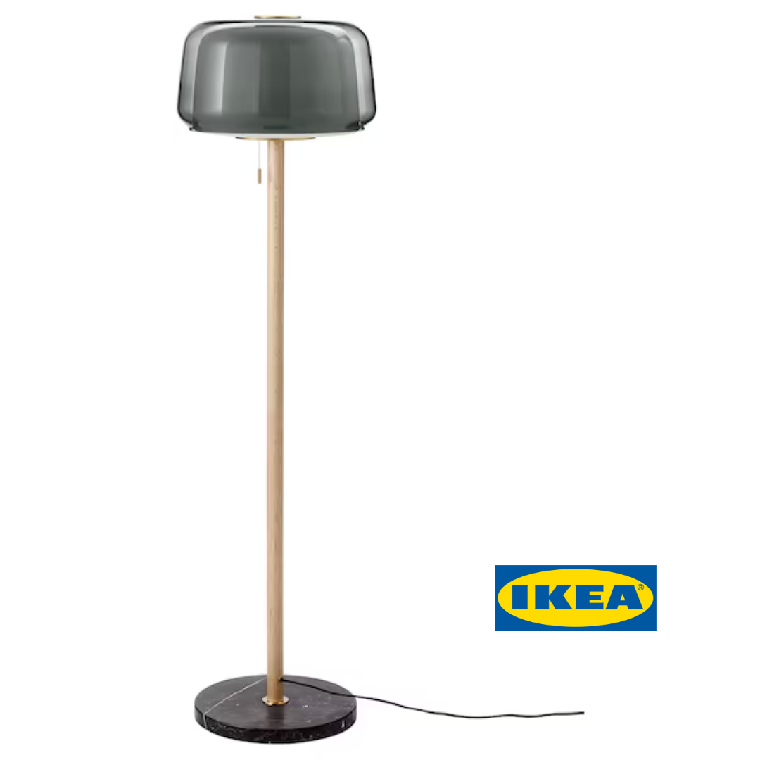 Торшер IKEA EVEDAL Біло-сірий 403.585.92