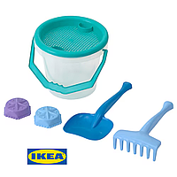 Набір іграшок для пісочниці IKEA TALTRAST (ІКЕА ТАЛТРАСТ). 80566339. 6 предметів
