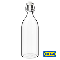 Пляшка із кришкою IKEA KORKEN (ІКЕА КОРКЕН). 30213552. Скляна
