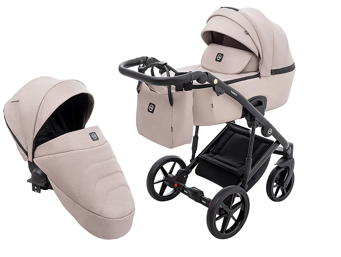 Коляска 2 в 1 Adamex Mobi Air Thermo New Lux PS-18бежева