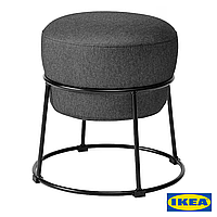 Пуф IKEA EMMISLÖV Темно-сірий 905.259.61