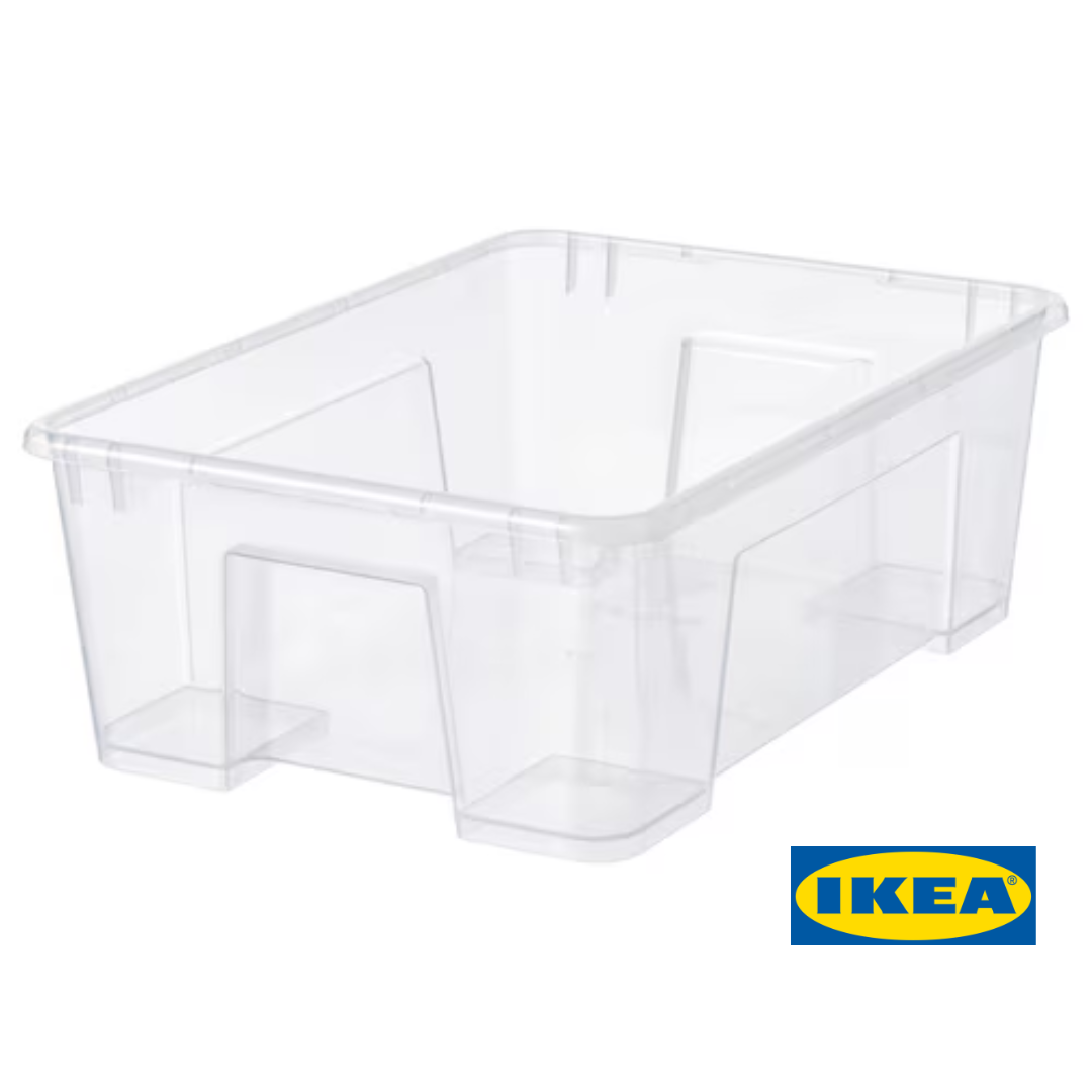 Контейнер IKEA SAMLA (ІКЕА САМЛА). 40102978. Прозорий