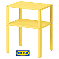 Приліжкова тумбочка IKEA KNARREVIK 37x28 см Жовта 205.763.22
