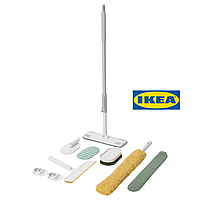 Набір для прибирання IKEA PEPPRIG 7 предметів 805.676.21 Різні кольори