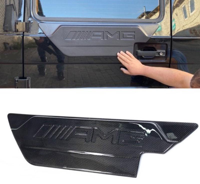 Карбонова накладка замість запаски для Mercedes-Benz G-Class W463 (варіанти: без логотипу, AMG, Brabus)