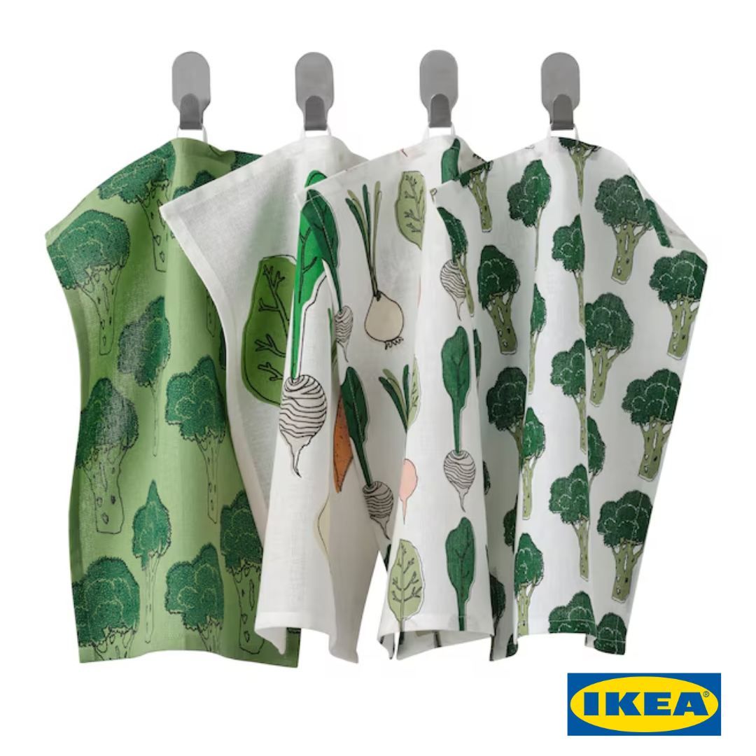 Набір кухонних рушників IKEA TORVFLY 50493066 4 предмети