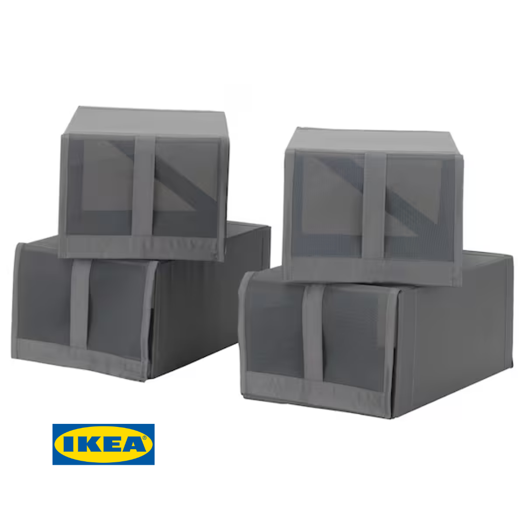 Набір коробок для взуття IKEA SKUBB 4 предмети 80400004
