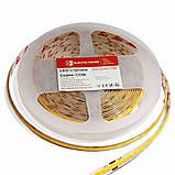 LED стрічка 9Вт 24В COB 252 діодів 100Лм/Вт теплий білий 3000K, серія COB, гарантія 3 роки, фото 5