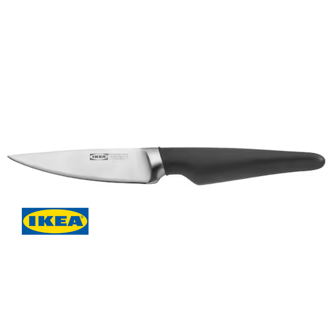 Ніж для овочів 20 см IKEA VÖRDA 10289265 Чорний