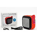 Колонка з сонячною батареєю акумуляторна Luxis BTS-365 (Bluetooth, USB, компактна), фото 3