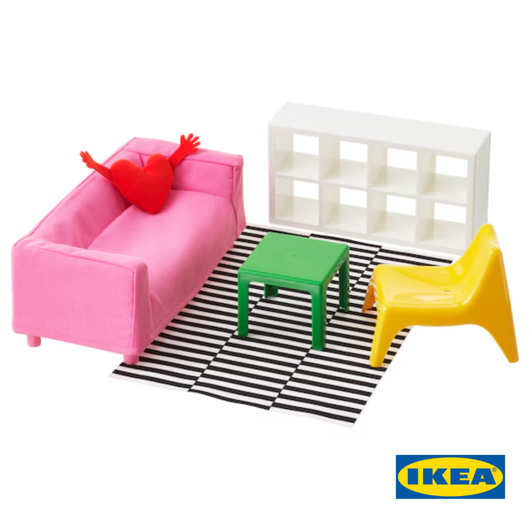 Набір лялькових меблів IKEA HUSET 4 предмети 50235510