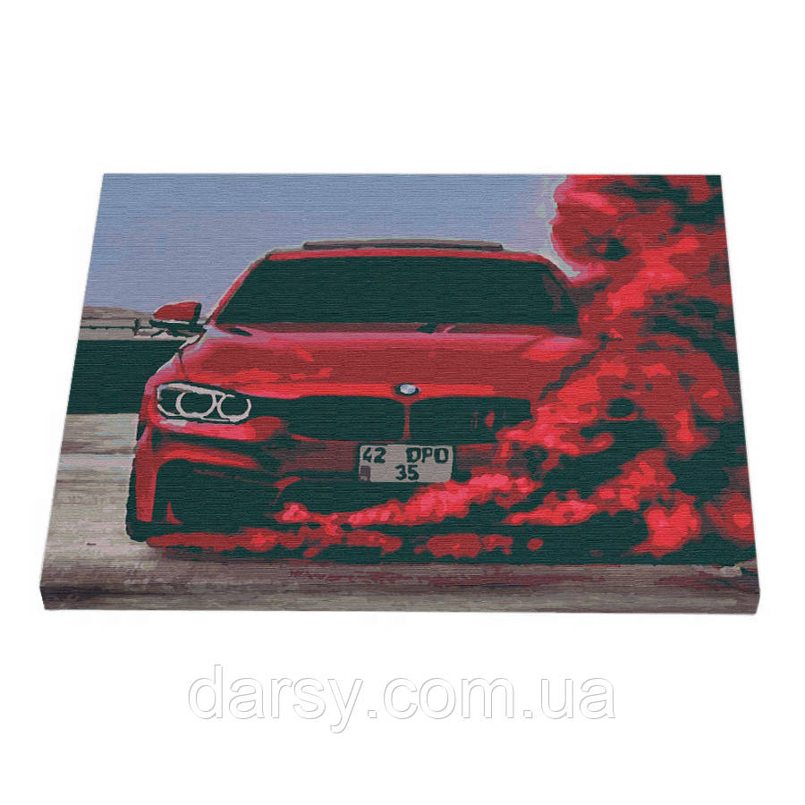 Riviera Blanca Картина за номерами Ефектний червоний 40x50 см (RB-0366), фото 1