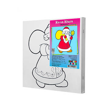 Набір для розпису по контурах Riviera Blanca Дід Мороз 25x25 см (КА-005)