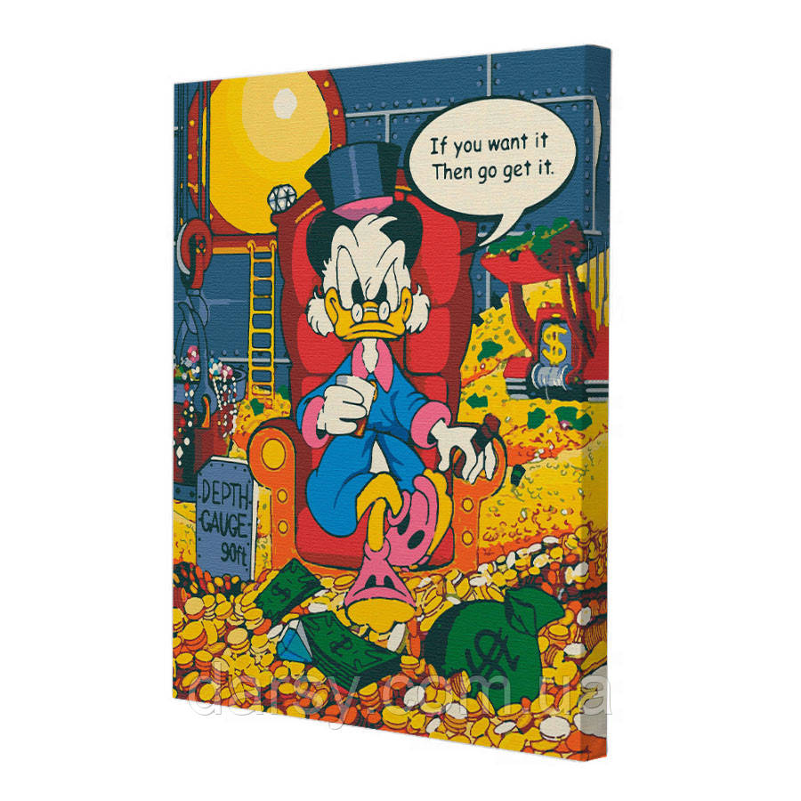 Riviera Blanca Картина за номерами Мотивуючий Макдак 40x50 см (RB-0332), фото 1