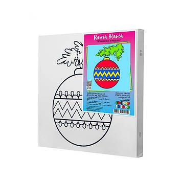 Набір для розпису по контурах Riviera Blanca Ялинкова іграшка 25x25 см (КА-033)