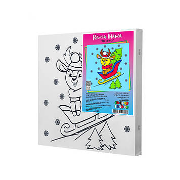 Набір для розпису по контурах Riviera Blanca На свято 25x25 см (КА-034)