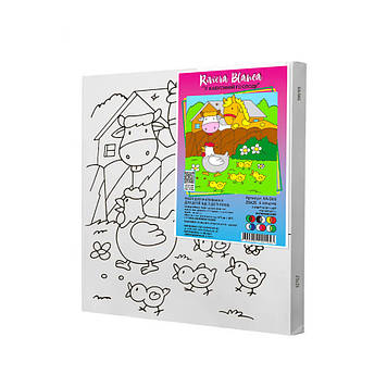 Набір для розпису по контурах Riviera Blanca У бабусиній господі 25x25 см (КА-046)