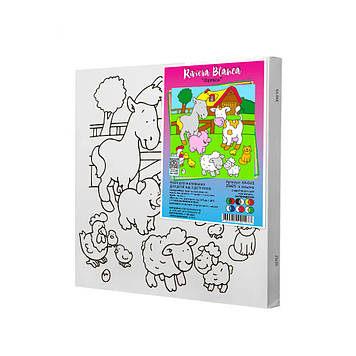 Набір для розпису по контурах Riviera Blanca Ферма 25x25 см (КА-048)