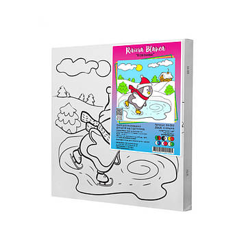 Набір для розпису по контурах Riviera Blanca Ковзанка 25x25 см (КА-055)