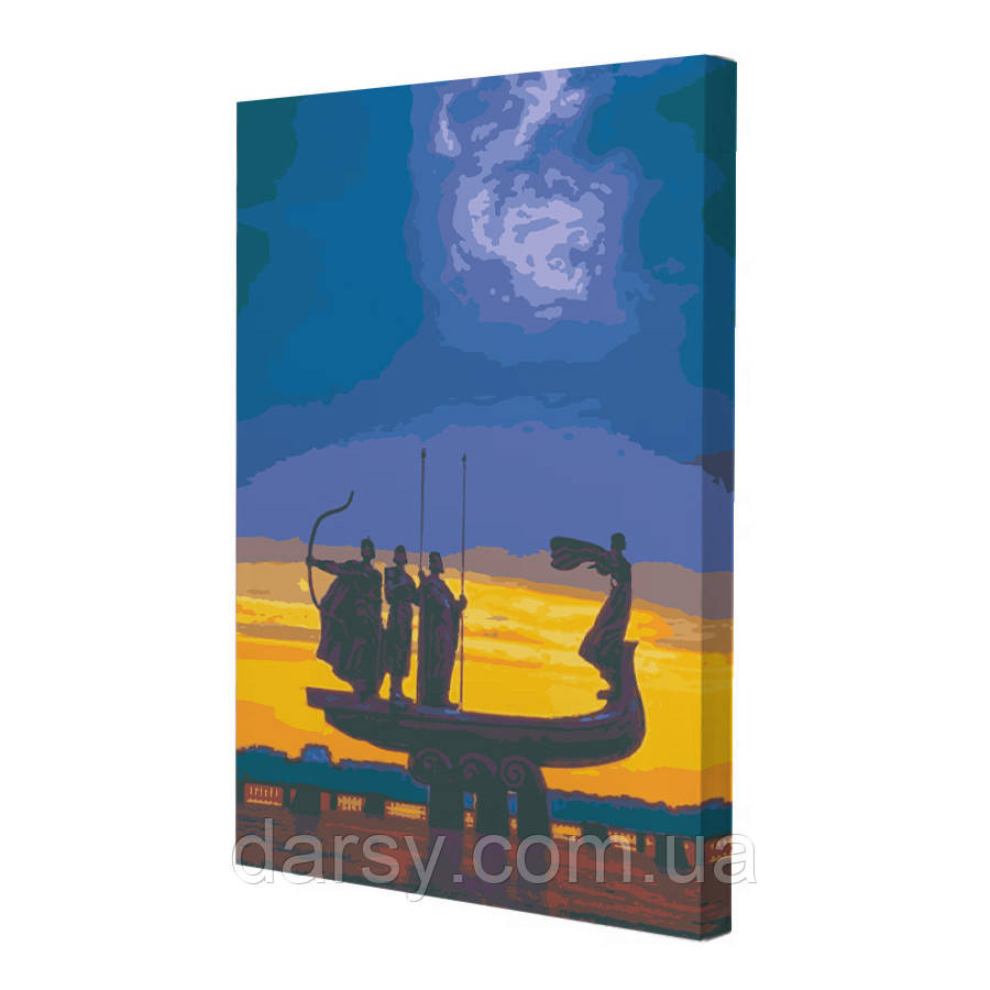 Riviera Blanca Картина за номерами Світанкові барви 28x40 см (RB-0560), фото 1