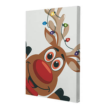 Riviera Blanca Картина за номерами Святкові ріжки 28x40 см (RB-0813)