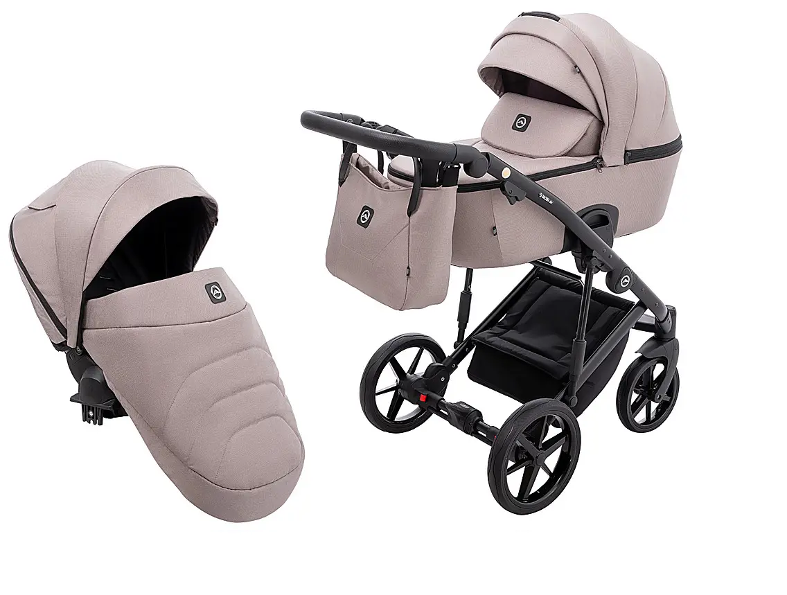 Коляска 2 в 1 Adamex Mobi Air Thermo New TIP TK-72 капучино