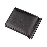 Шкіряний затискач для грошей на магніті (354), фото 4