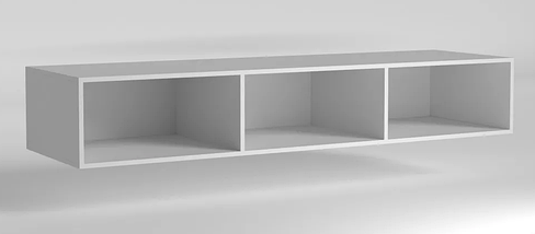 Антресоль Noir/Ноір 3 двері фасади дзеркало TM Matroluxe, фото 4