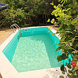 Копінговий камінь 28х50 см Плоский бортовий для басейну, фото 5