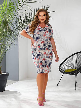 Стильна жіноча сукня, тканина "Трикотаж" 50, 52, 54, 56 розмір 50, фото 1