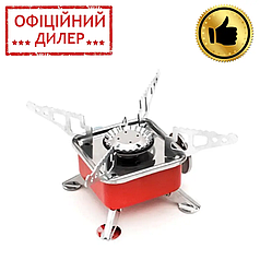Газовий палник/плита портативна туристична К-202 з п'єзопідпалом та чохлом