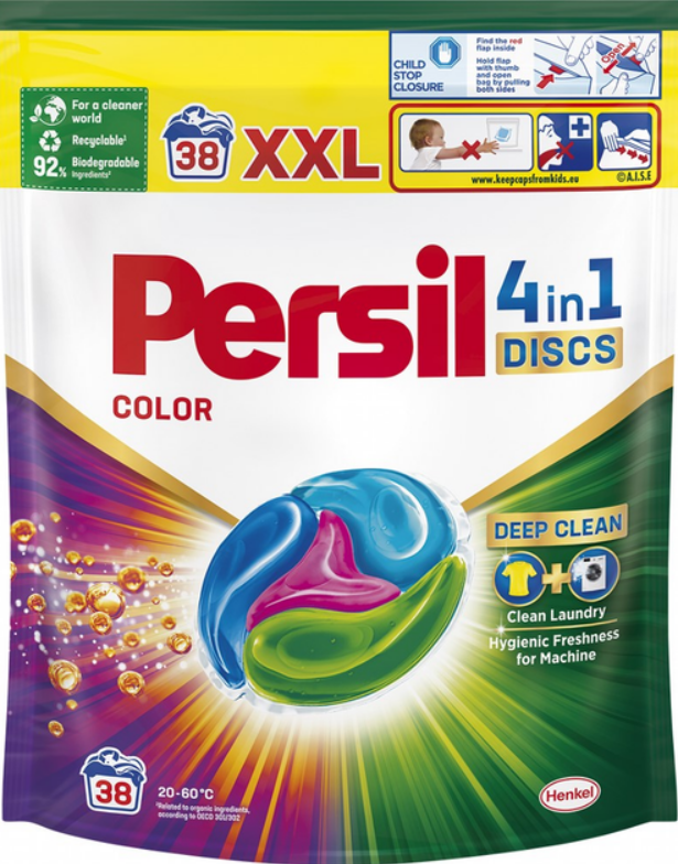 Капсули (диски) для прання автомат Persil color (38 шт./уп.)
