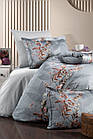 Постільна білизна First Choice Cotton Satin 160 х 220 см сімейний Albert Grey, фото 3