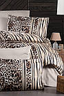 Постільна білизна First Choice Cotton Satin сімейний 160х220 Leopard Brown, фото 3
