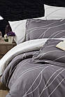 Постільна білизна First Choice Cotton Satin сімейний 160х220 Mesi Quick Silver, фото 3