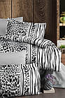 Постільна білизна First Choice Cotton Satin сімейний 160х220 Leopard Black, фото 3