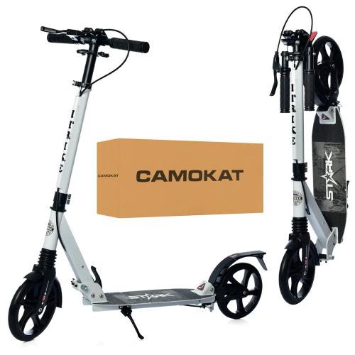 Самокат дорослий складаний ITrike SR 2-018-10-1-W1 Білий