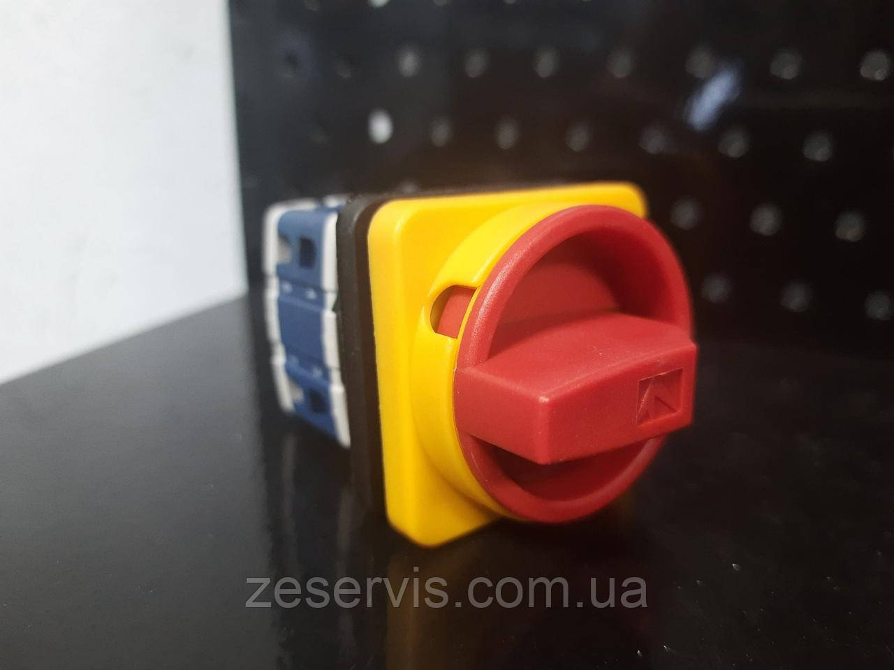 Кулачковий перемикач PSA016AK341E аварійний ON-OFF (0-1) 16А, EMAS, фото 1