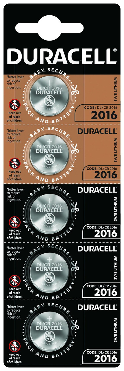 Батарейка Duracell CR2016 (ціна за 5 шт)