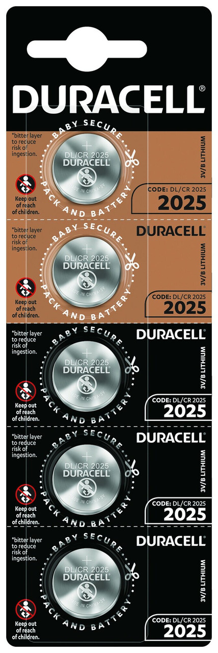 Батарейка Duracell CR2025 (ціна за 5 шт)