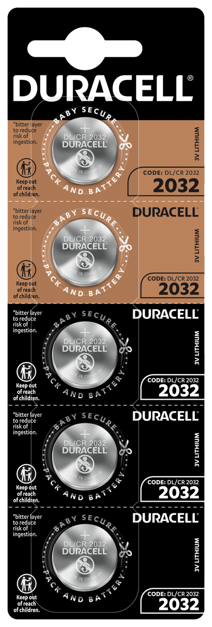 Батарейка Duracell CR2032 (ціна за 5 шт)