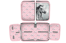 Рюкзак портфель шкільний для дівчинки Рaso Shades of pink комплект 5в1, фото 5