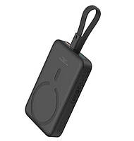 Портативний зарядний пристрій Baseus Magnetic Mini 10000 mAh 20W Black with MagSafe, фото 6