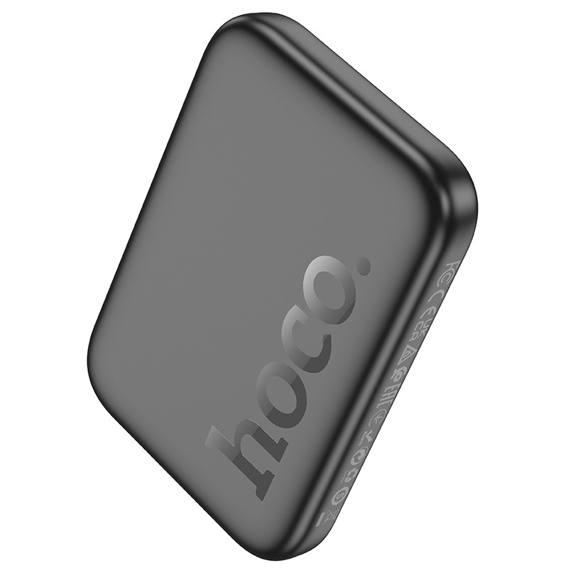Павербанк повербанк зі швидкою 20W та безпровідною зарядкою 5000mAh HOCO J117 |1Type-C, PD20W/15W| Чорний