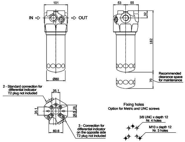 габаритно-приєднувальні розміри LMP1101