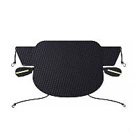 Защитная накидка чехол Lesko на лобовое стекло и зеркала от снега и солнца